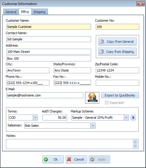 direct interface from Presstimator to QuickBooks Desktop or QuickBooks Online